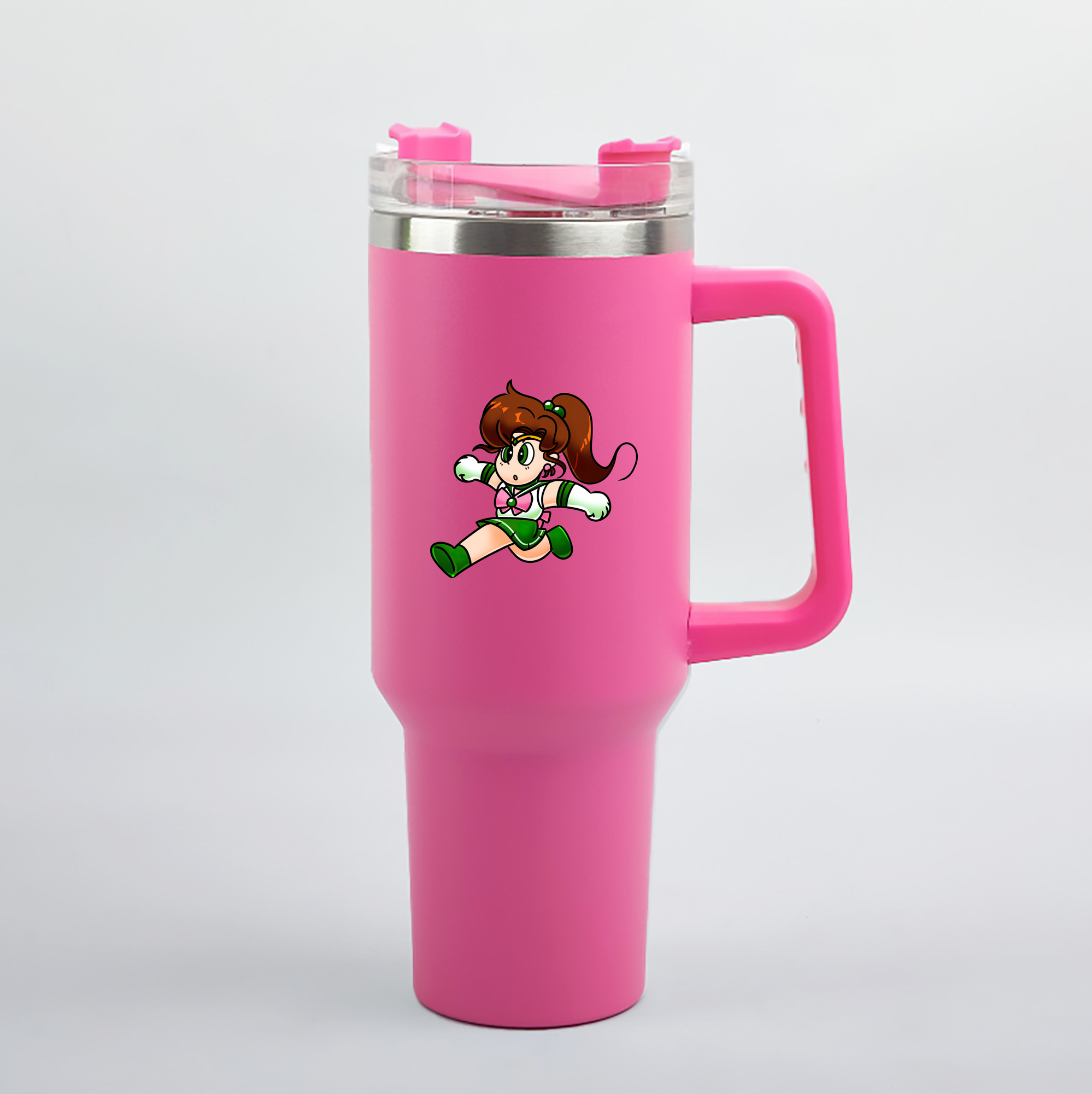 （画像用） 美少女戦士セーラームーン 木野 まこと きの まこと Sailor Moon Kino Makoto （セーラージュピター；Sailor Jupiter） 1200mL車用タンブラー（カラープリント）